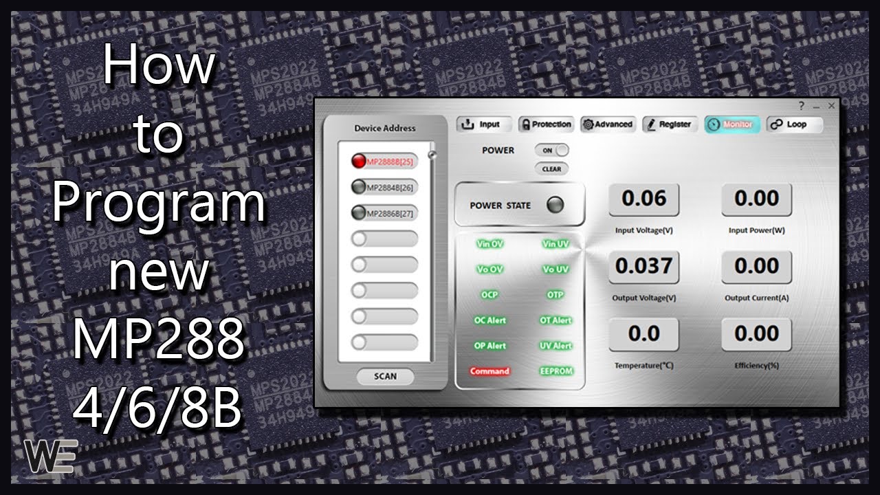 How to Program New MP2884/6/8B Controllers