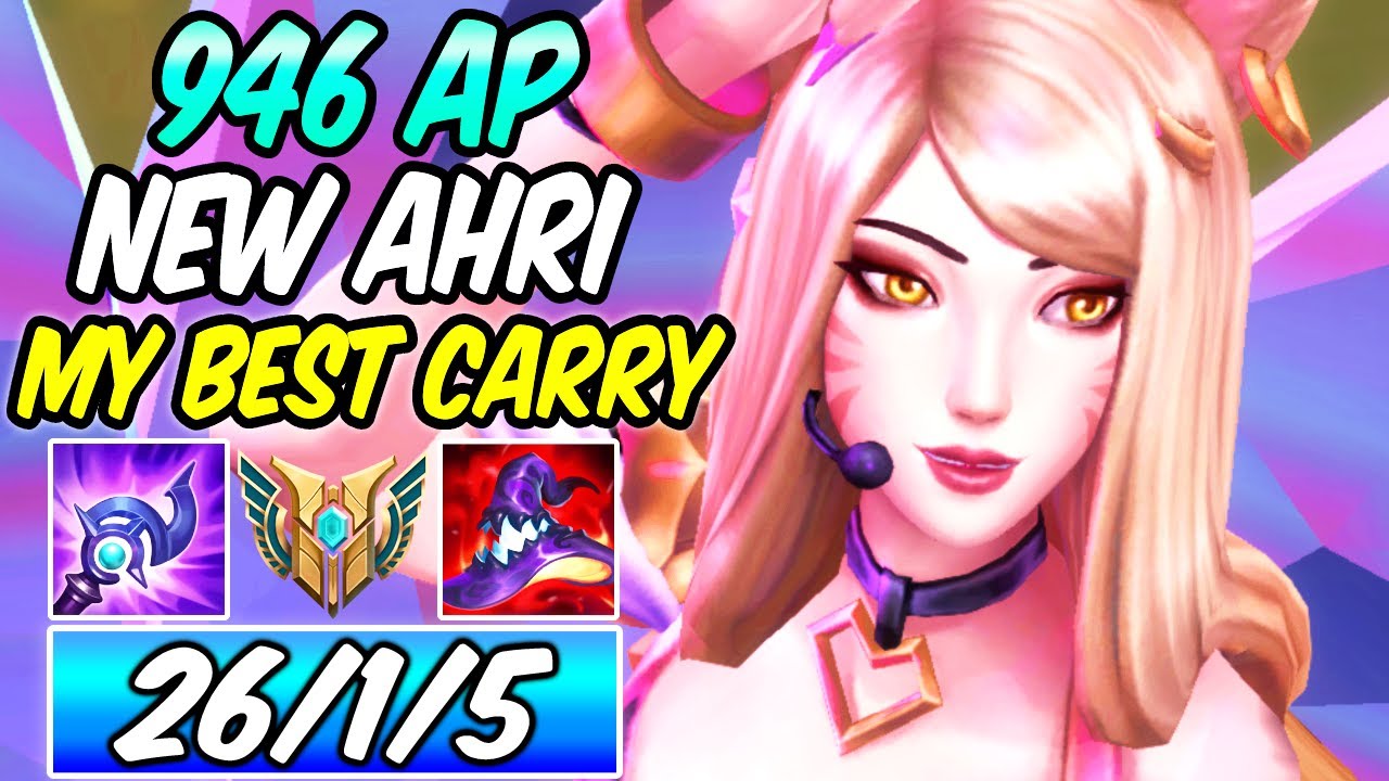 *26 KILLS* HOW TO DESTROY YOUR ENEMIES WITH NEW AHRI ASU (Best Build & Runes) 94% K.P CLEAN PLAYS S+