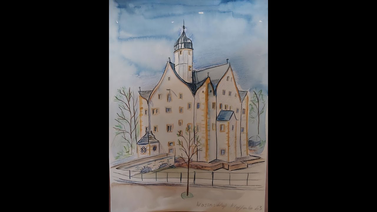 22. Folge Adventskalender Rätsel/Quiz. Wasserschloss Klaffenbach mit schönen Bildern.