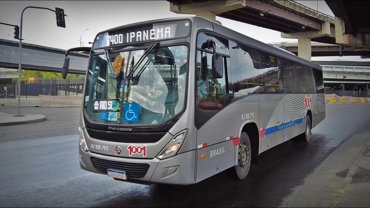 Movimentação de ônibus no Rio de Janeiro - Av. Francisco Bicalho (RODOVIÁRIA)