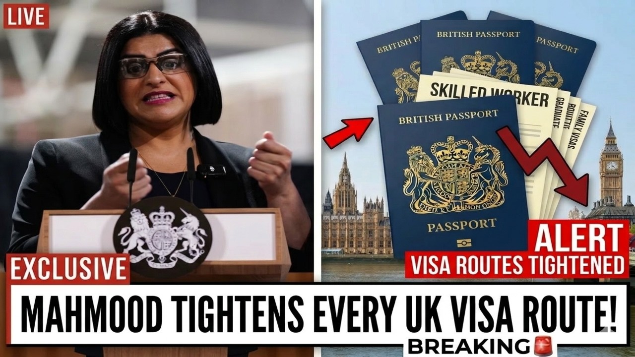 🚨 Срочная новость: Иммиграционная политика Великобритании 2026 – Махмуд ужесточает все визовые пр...