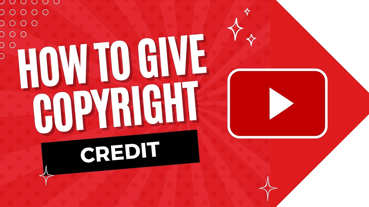 How to Give Copyright Credit to Music on YouTube