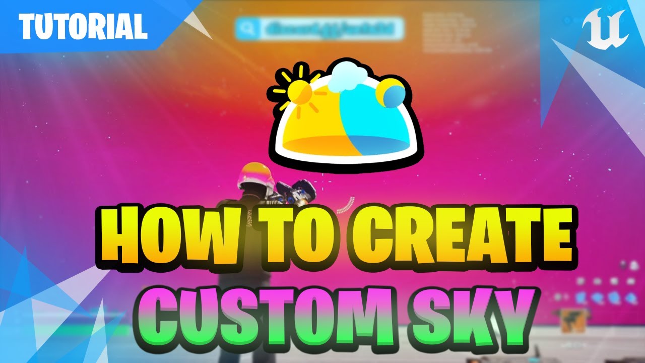 UEFN TUTORIAL | How To Create Custom Sky 🌤️🔵