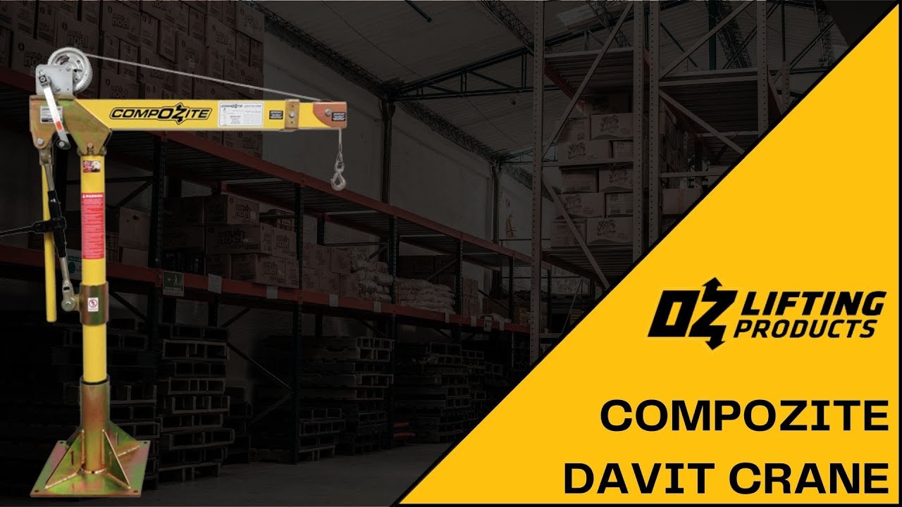 Oz Lifting - Compozite Davit Crane