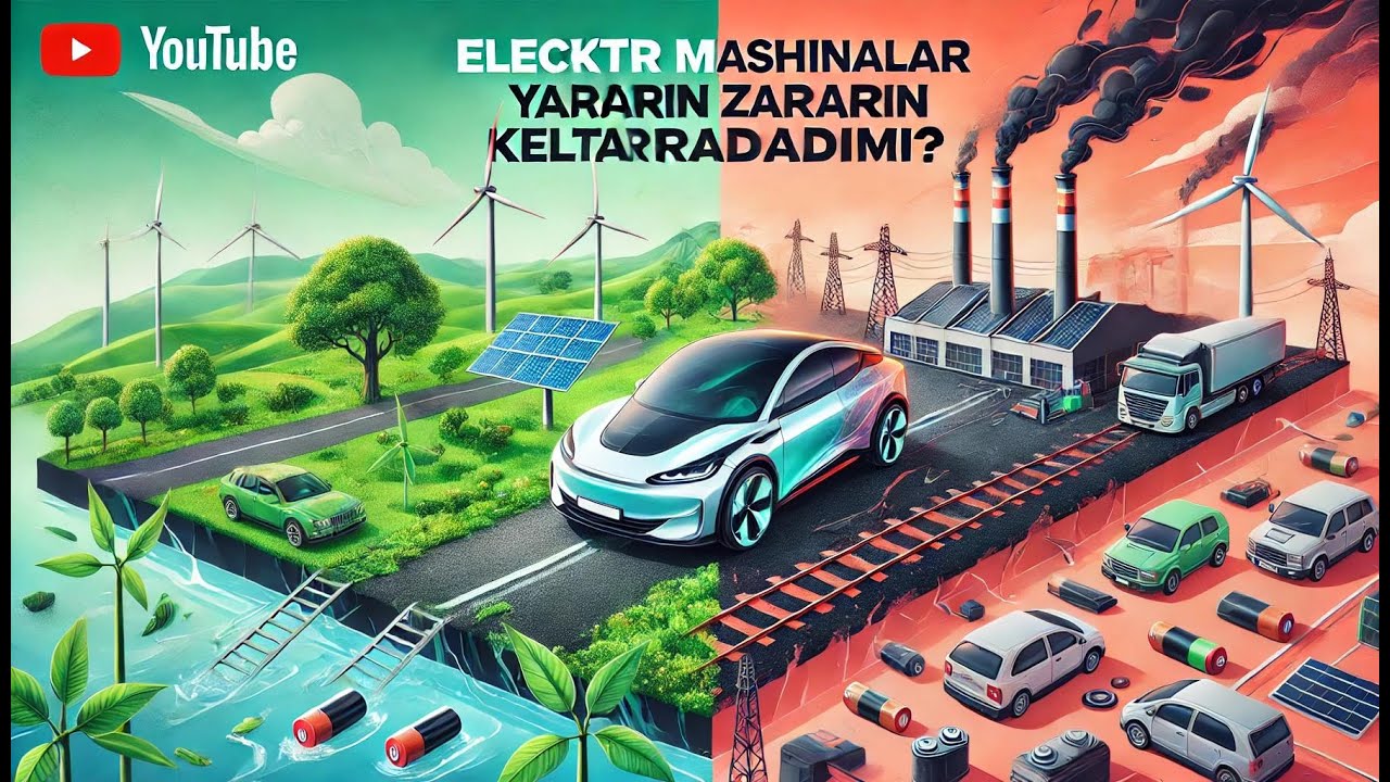Elektromobil aslida atrof muhitni zararlaydi!