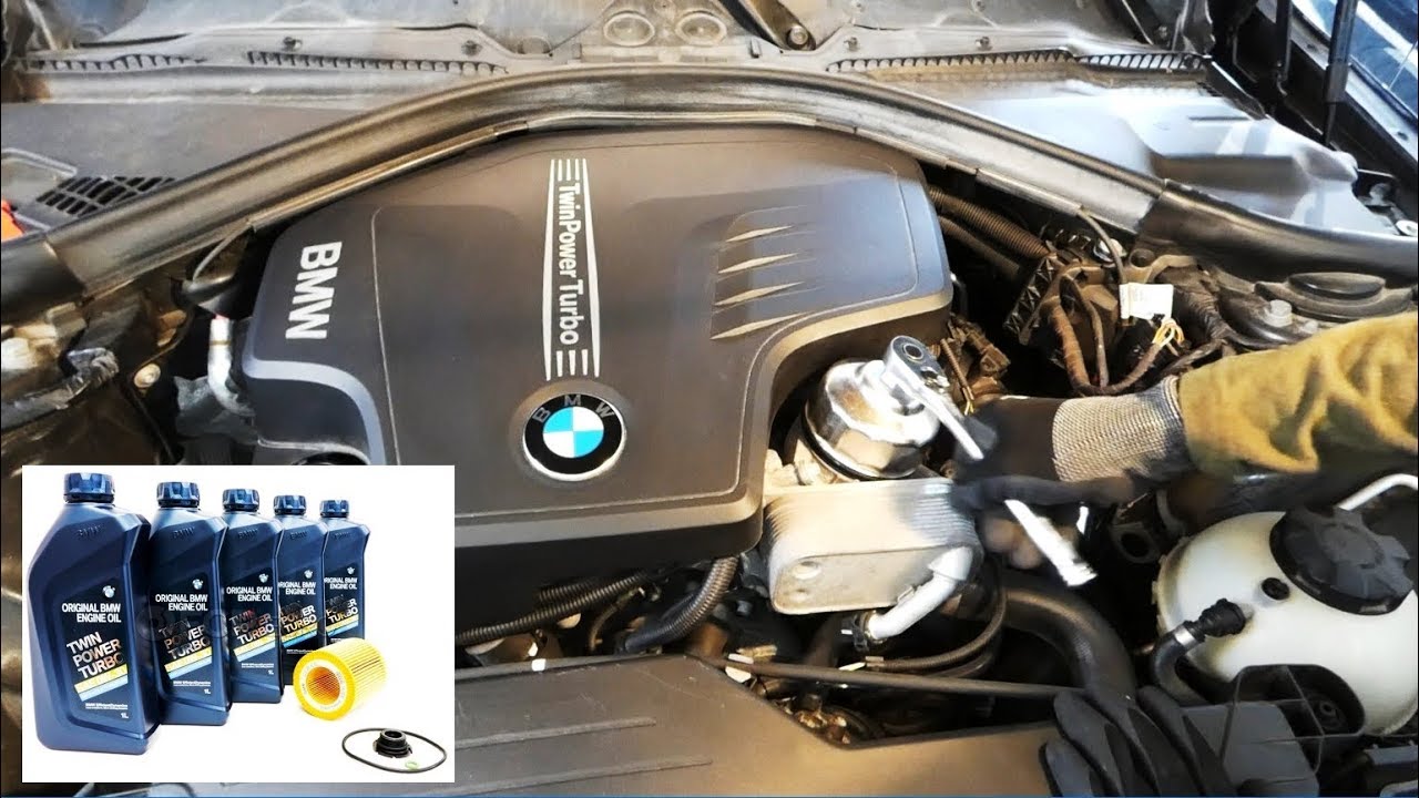 How to Change Engine Oil and Filter in BMW F30 F31 320i 328i with N20 Engine