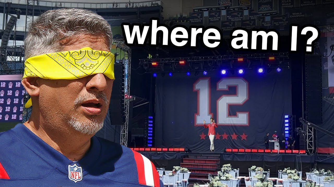 I Surprised My Dad To Tom Brady's Retirement Ceremony