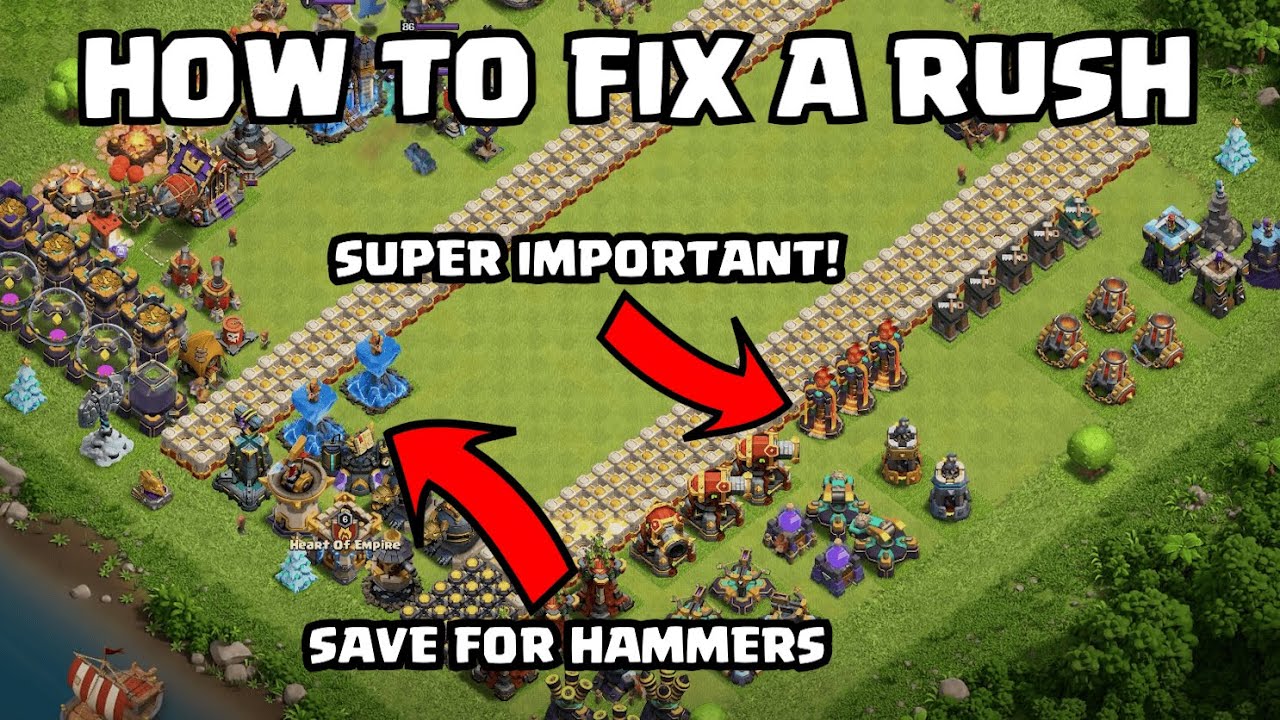 Как исправить ситуацию с поспешным улучшением ратуши до 18 уровня в Clash of Clans