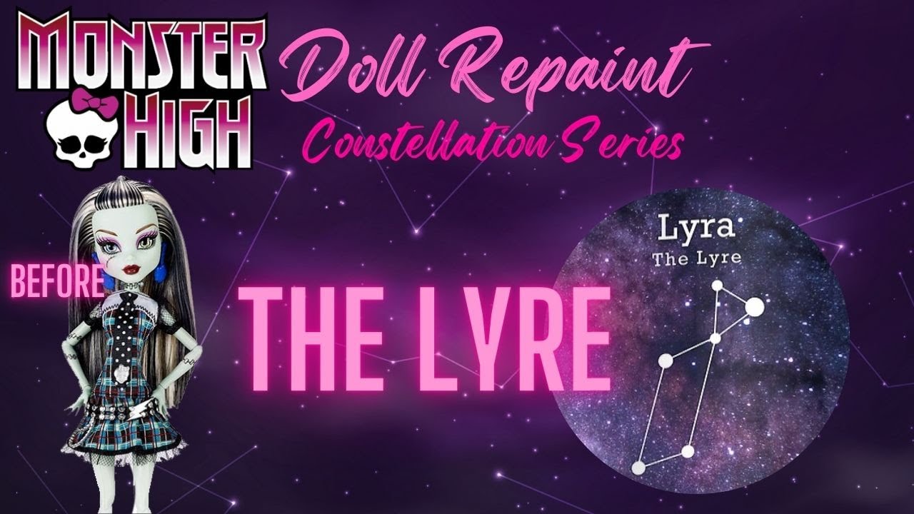 Making THE LYRE CONSTELLATION  DOLL / Monster High Doll Repaint by Middle Rabbit #dolls #art
