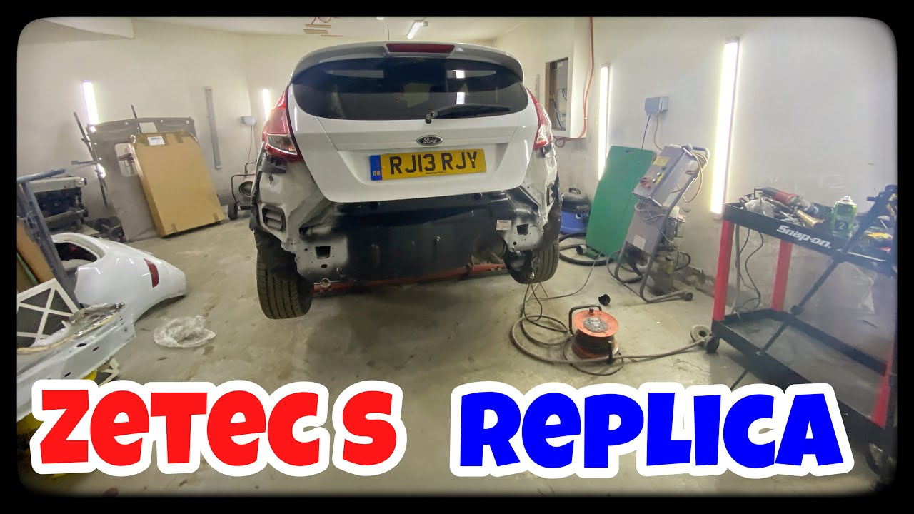 ford fiesta Zetec s replica salvage from copart rear end damage repair