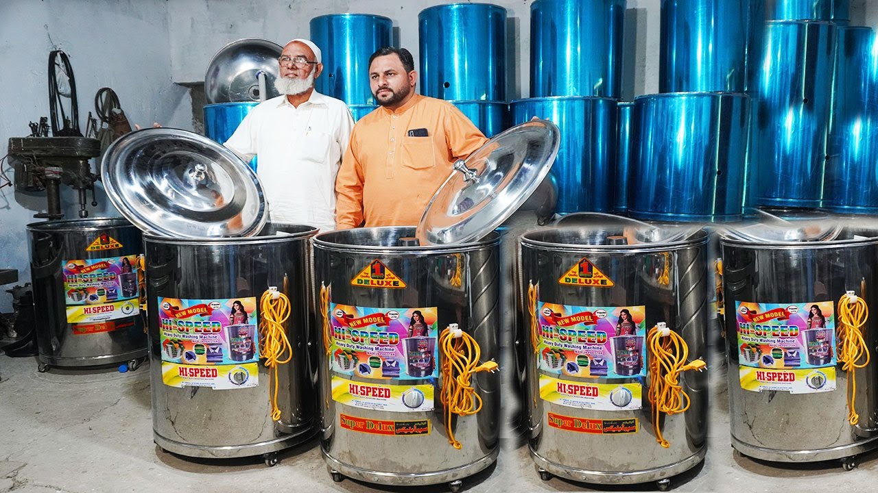 Amazing Way of Making Gear Drive Washing Machine Through Like American Technology in Pakistan