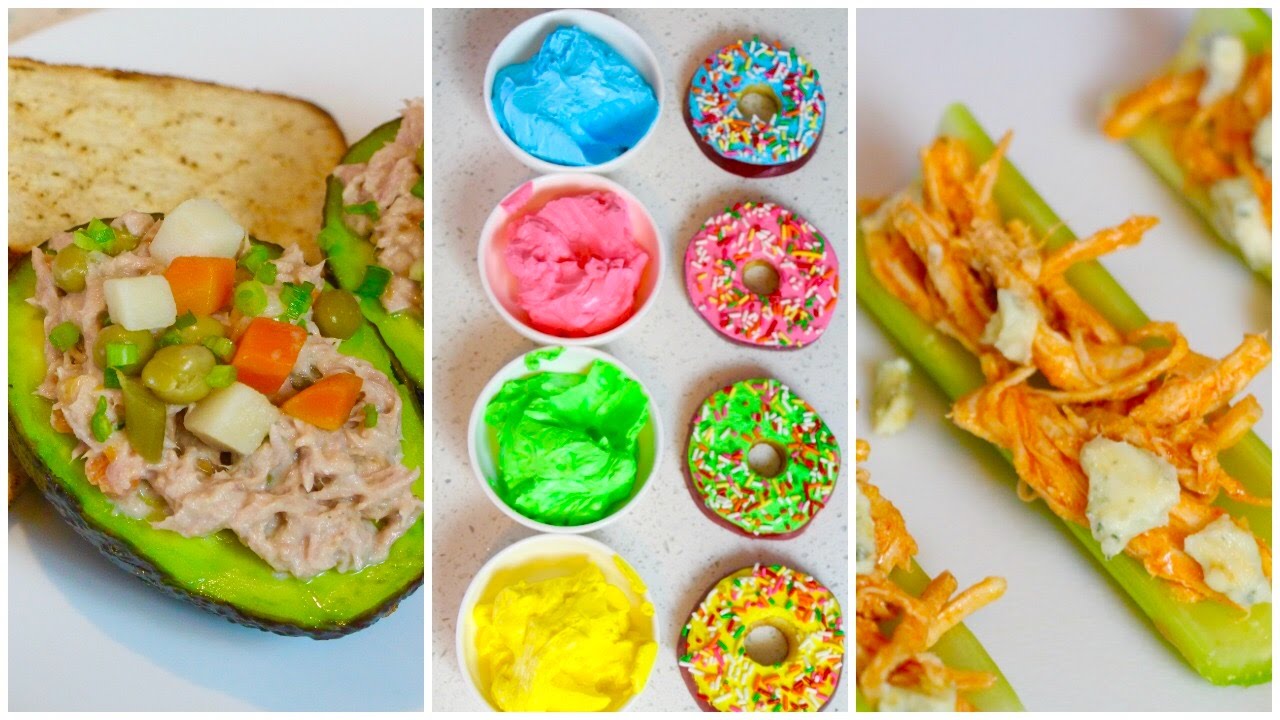 BOTANAS O SNACKS FÁCILES Y RÁPIDOS (DONAS Y MÁS)