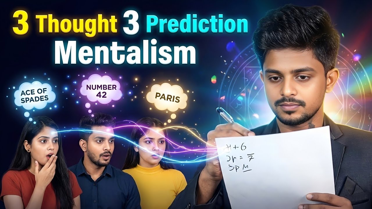 3 Alag Log, 3 Alag Thoughts 😱 | Powerful Prediction Mentalism Hindi