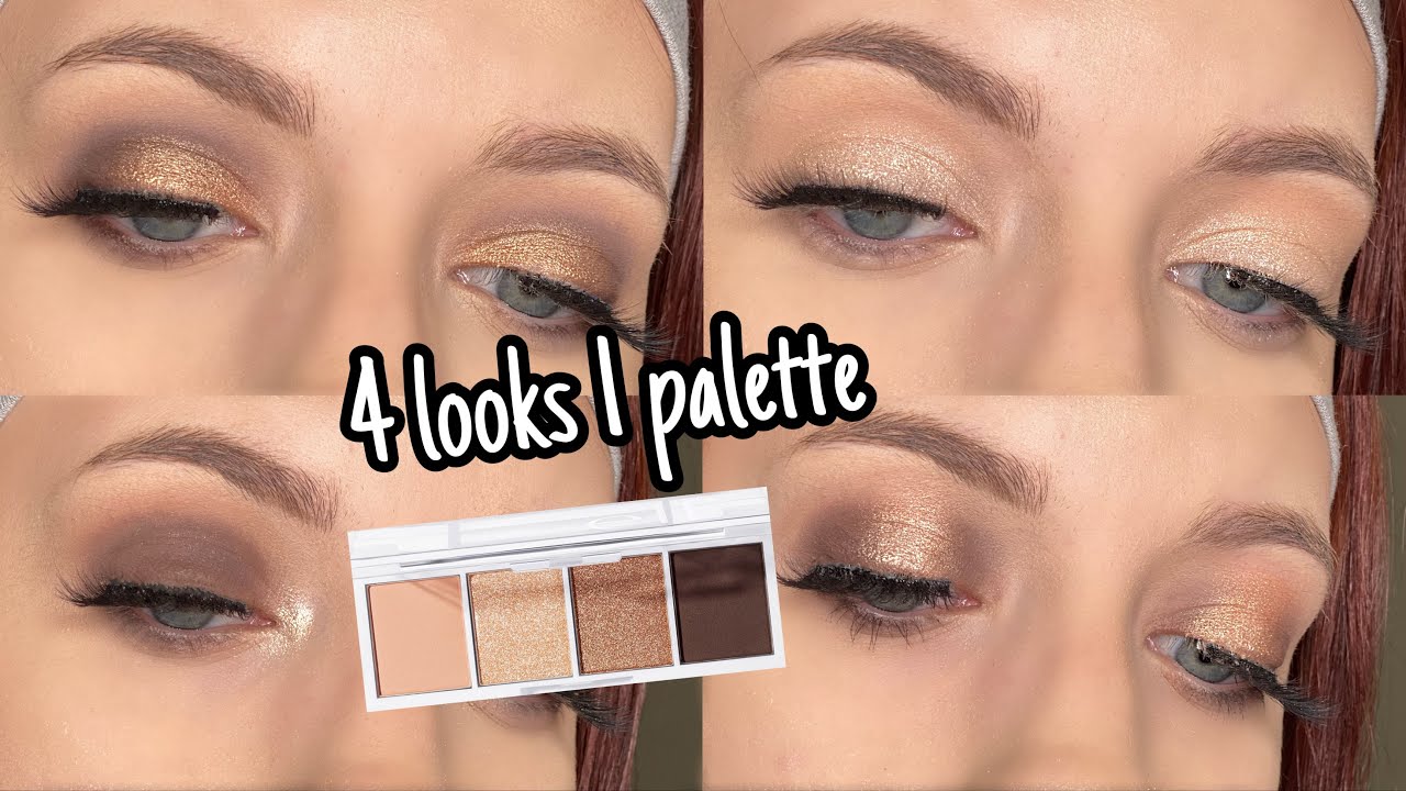 Elf Cosmetics Cream & Sugar Bite Size Eyeshadow Palette | 4 looks 1 palette