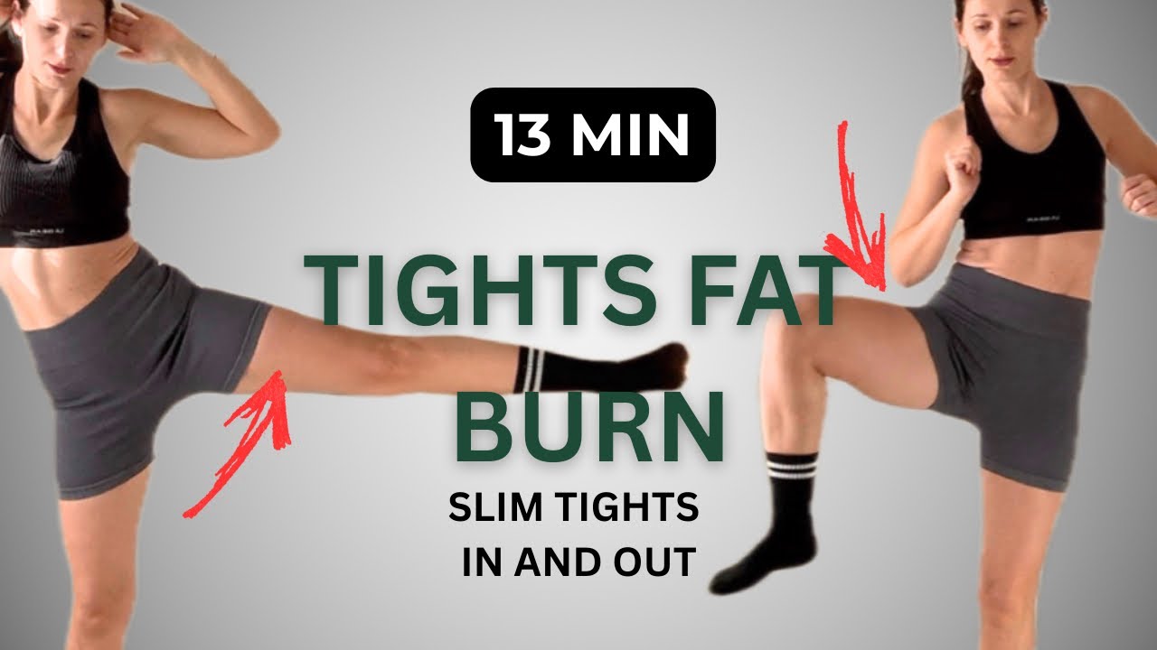Inner & Outer Thigh Fat-Burn | 13 Minute Standing Slim Thighs Workout | No Equipment 