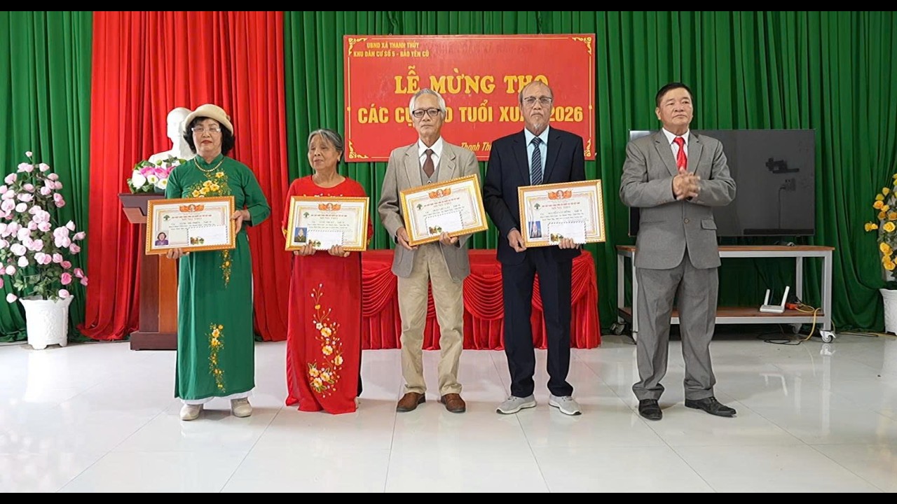 Lễ Mừng Thọ khu 5 xã Thanh Thủy tỉnh Phú Thọ năm 2026