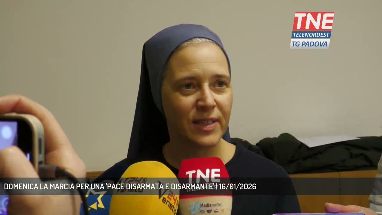 DOMENICA LA MARCIA PER UNA 'PACE DISARMATA E DISARMANTE' | 16/01/2026
