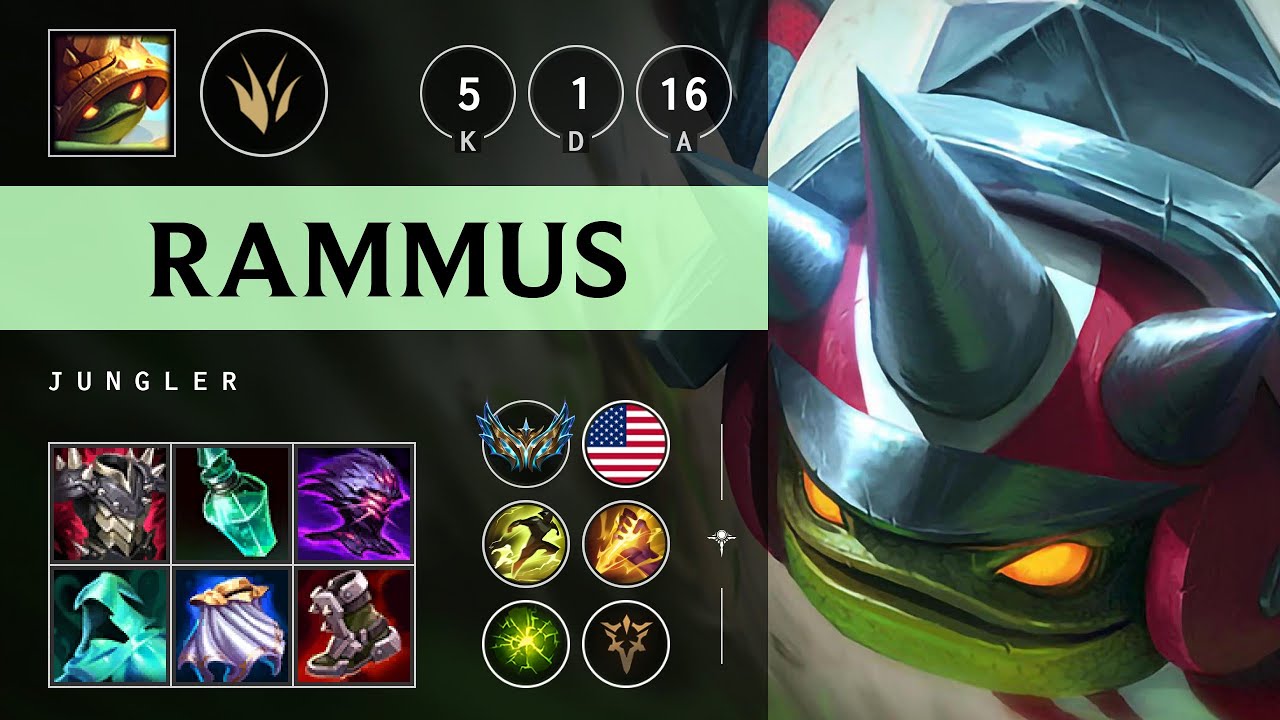 Rammus Jungle vs Lillia - NA Challenger Patch 25.19