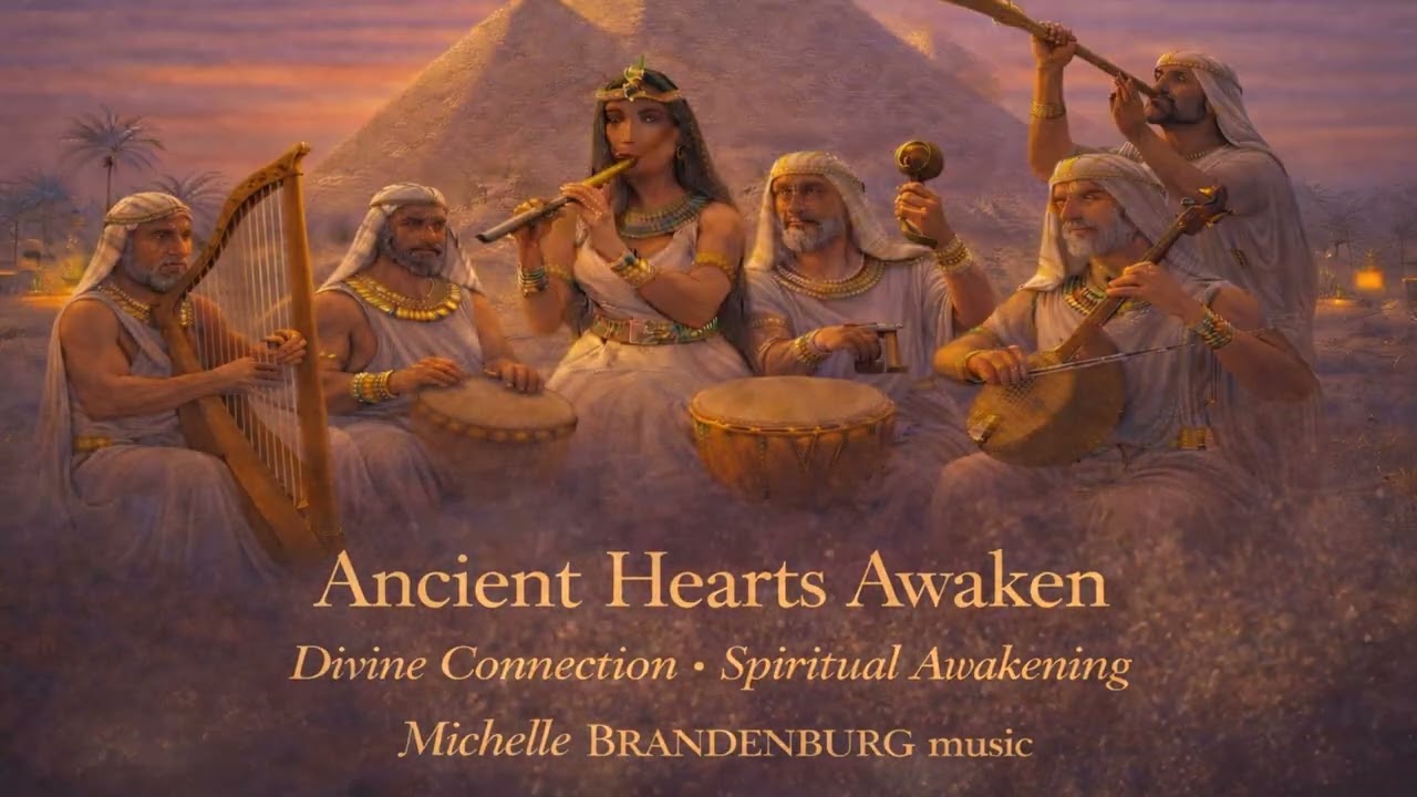 Ancient Hearts Awaken 963 Hz | Ancient Egyptian Drums Horns Flute | Spiritual Awakening Music