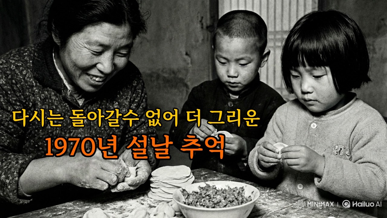 가난했지만 온 가족이 함께했던, 그리운 70년대 설날 추억