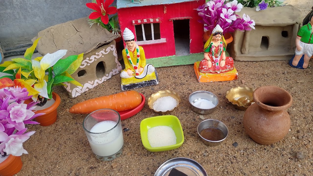 Miniature Carrot Langcha Sweet Recipe.