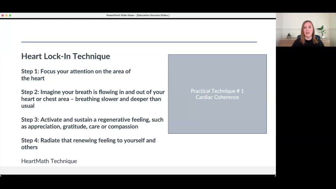 Karlee Hall: Heart Coherence Technique Explanation