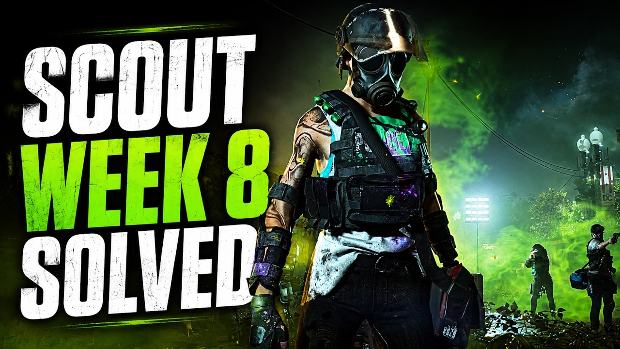 ALL Week 8 Scout Solutions! Into the Dark Manhunt Guide | The Division 2