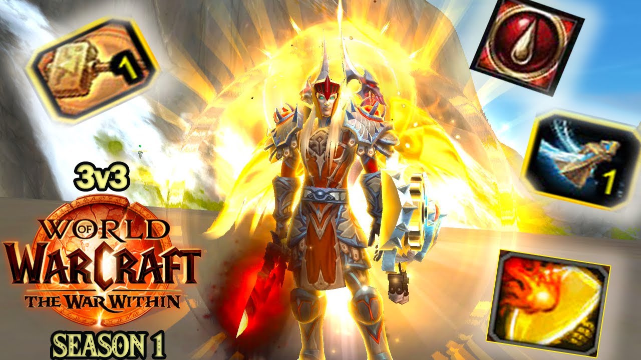 Holy Paladin PVP 3v3 ARENA Season 1 (WoW The War Within) [Patch 11.0] ☀️🔥☀️