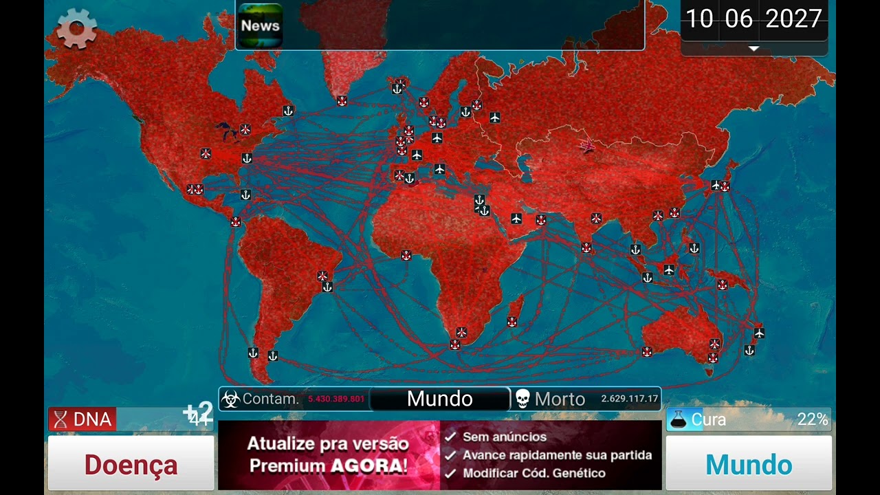 Modo Bactéria - Javier Martinez (Plague Inc)