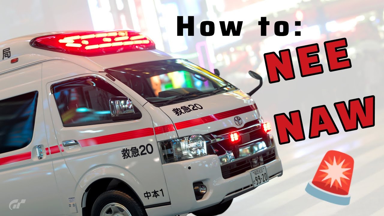 How To Use Ambulance Sirens in Gran Turismo 7!