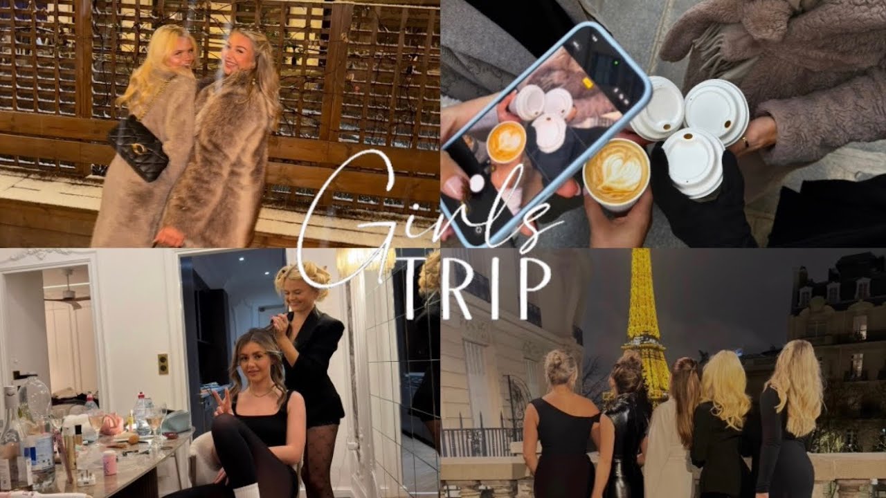 Girls trip to Paris (it snowed!) CoCo, Shopping at Galeries Lafayette & Sightseeing 