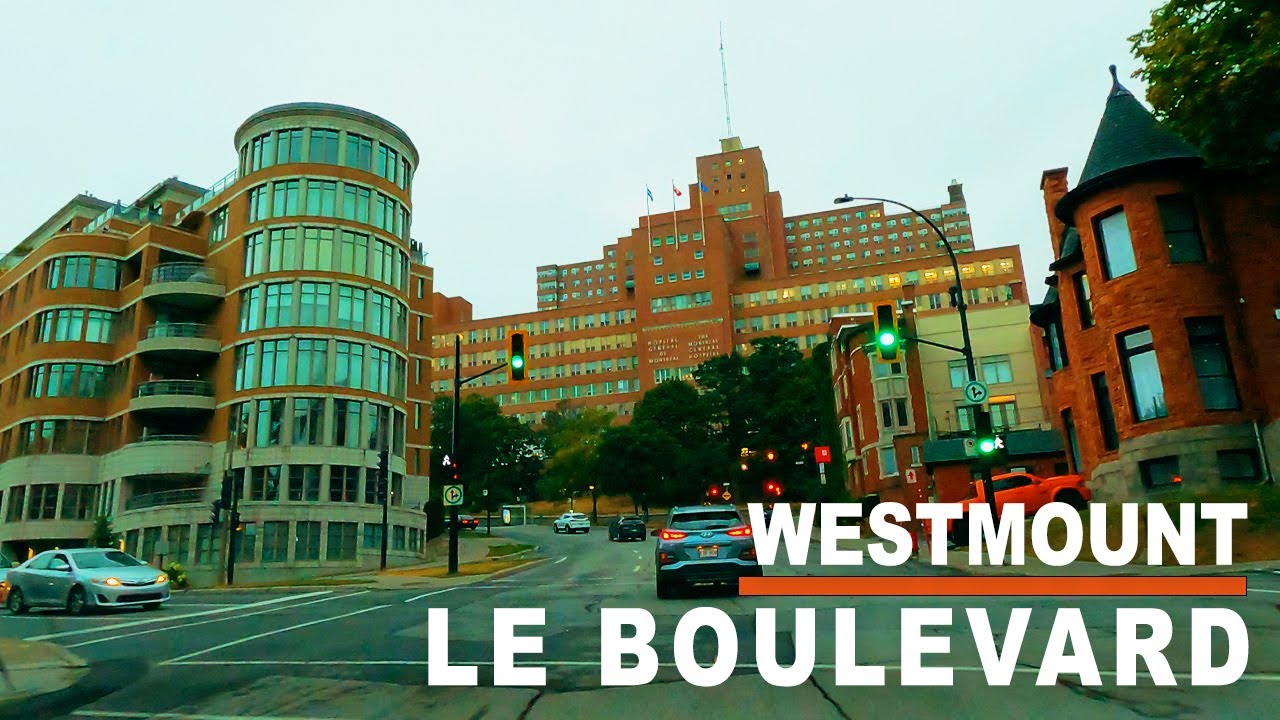 [ 4K Video ] Driving to cote saint luc via Le Boulevard