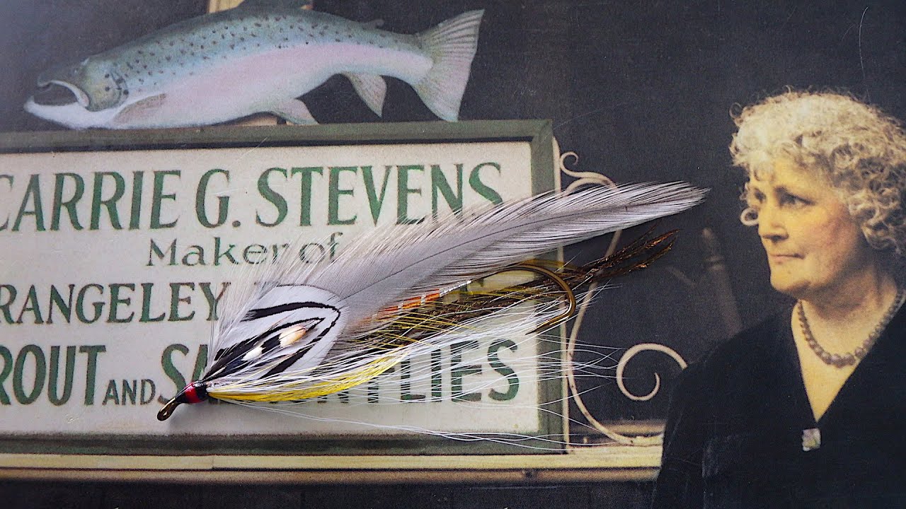 Tying Carrie Stevens Gray Ghost Streamer Fly  with Davie McPhail