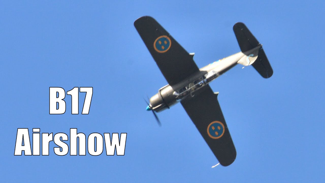 B17A Loops And Barrel Rolls - Saab B17A Bomber Airshow - World War II Aviation - SweAF 2024