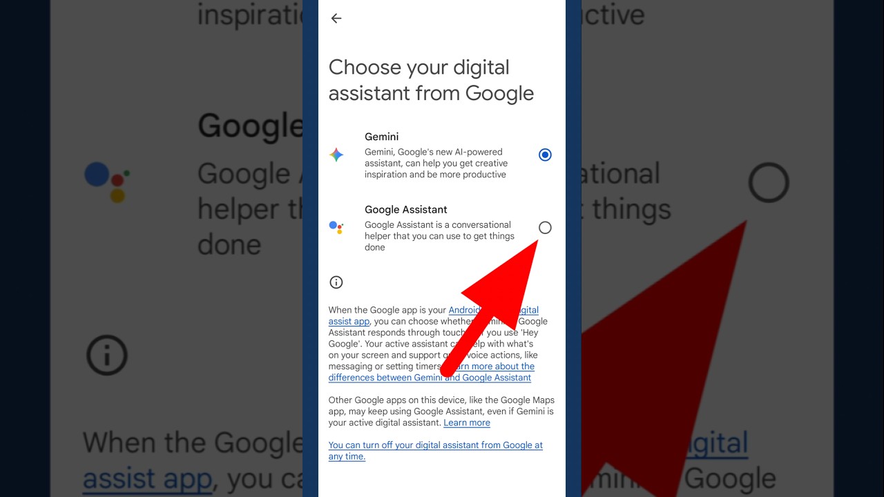Google Gemini Change Google Assistant #googlegemini #googleassistant