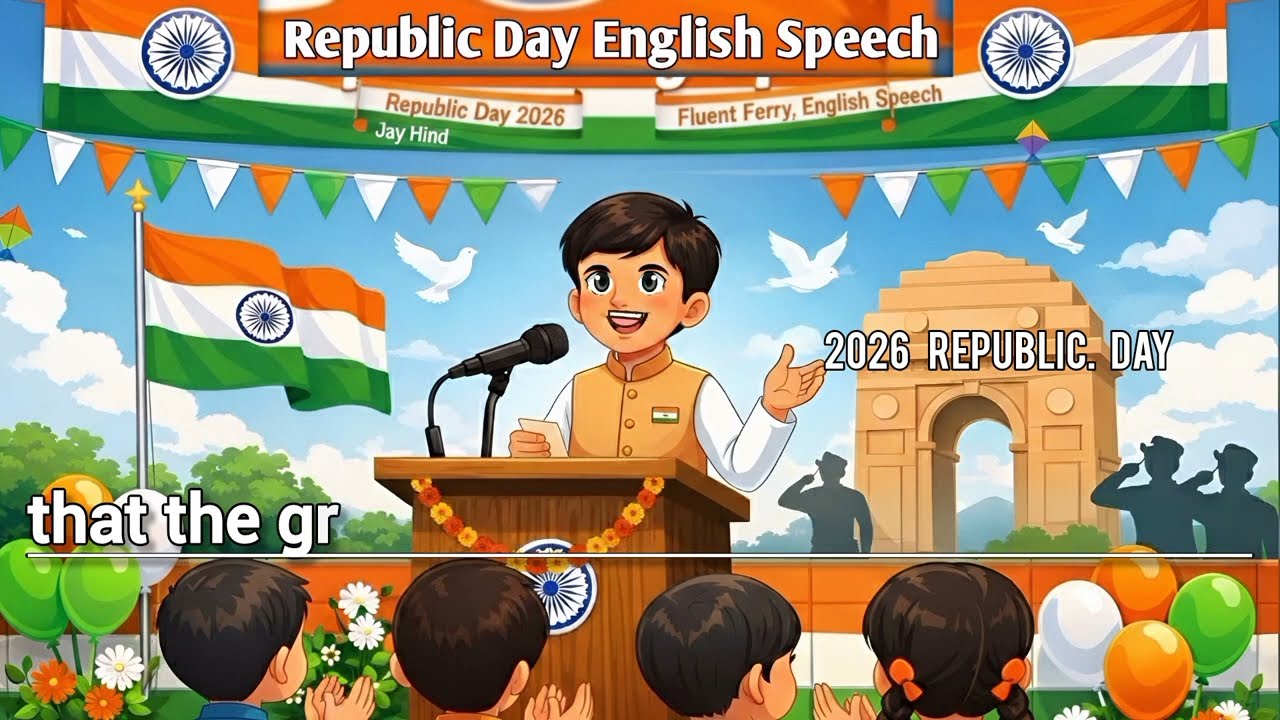 How to Give Republic Day Speech in English | Easy & Effective | Fluent Ferry 🔥