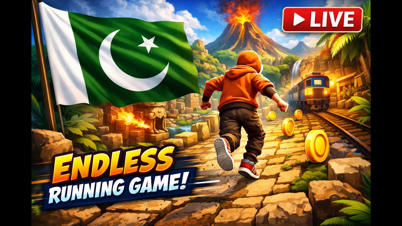 🔴 Endless Running Mobile Game Mario Run in Hindi and Urdu 😎  | Pakistani Live Mobile Gaming Stream