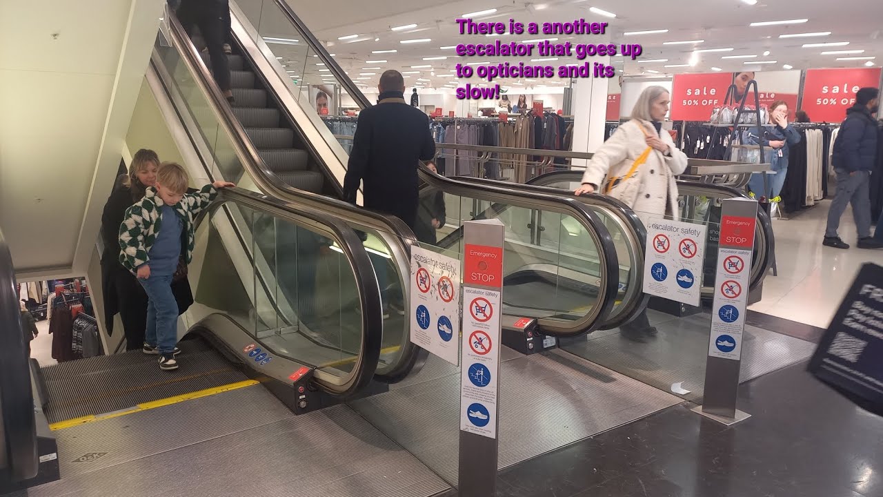 5X O&K's Escalators @ M&S - Bath