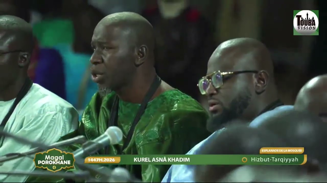 Sakawtou Ahbabtou Kourel Asna Khadim HT Magal Porokhane 2026 à l'esplanade de la Mosquée