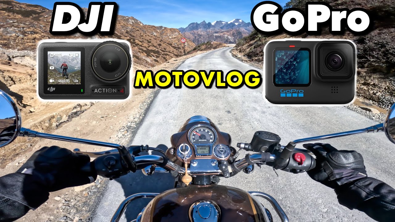 BEST CAMERA FOR MOTOVLOG | DJI ACTION 4 OR GOPRO HERO 11
