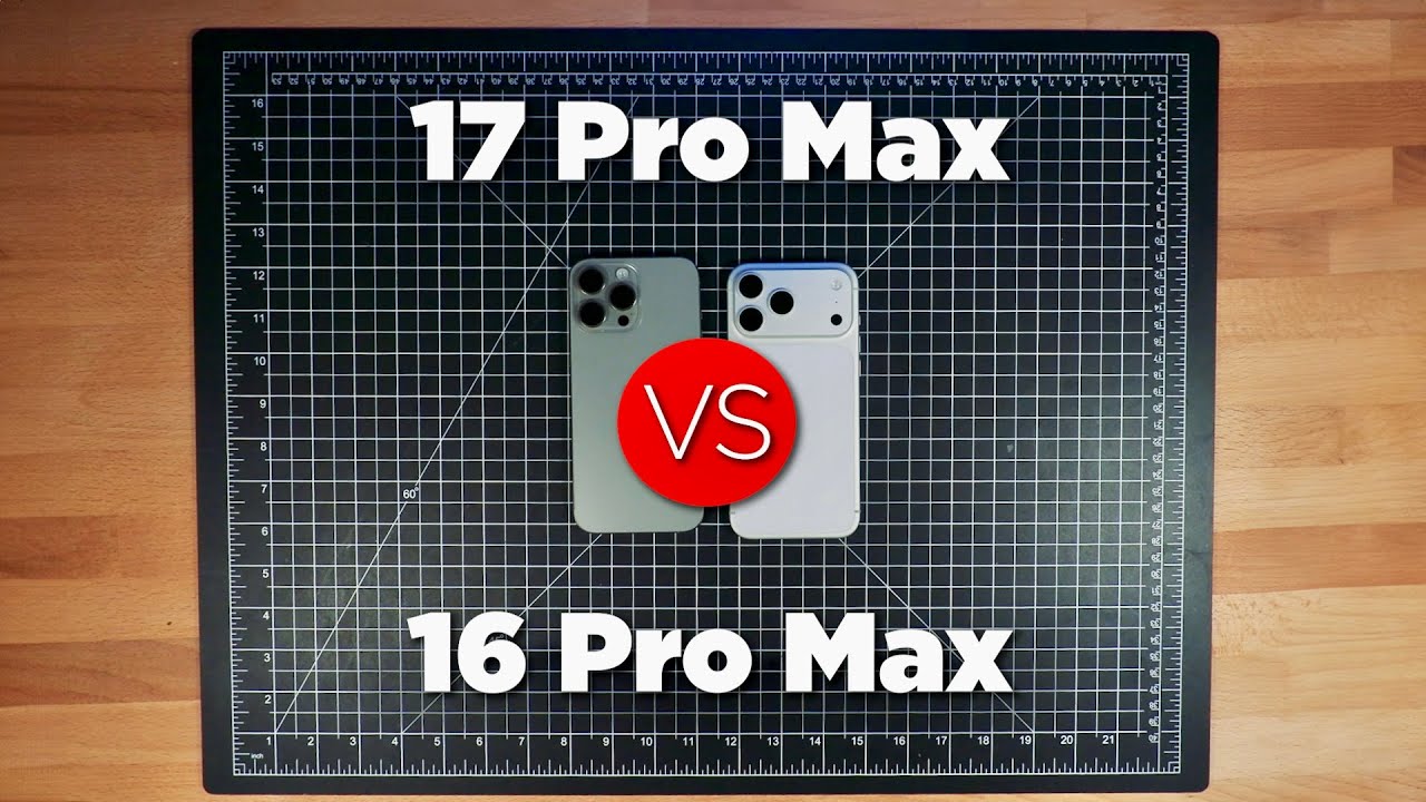 iPhone 17 Pro Max vs. iPhone 16 Pro Max | Size Comparison & More!