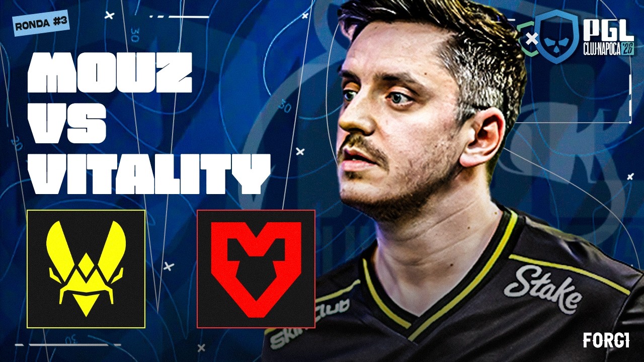 VITALITY vs MOUZ || PGL Cluj-Napoca 2026 || RONDA #3 || BO3 || HIGHLIGHTS