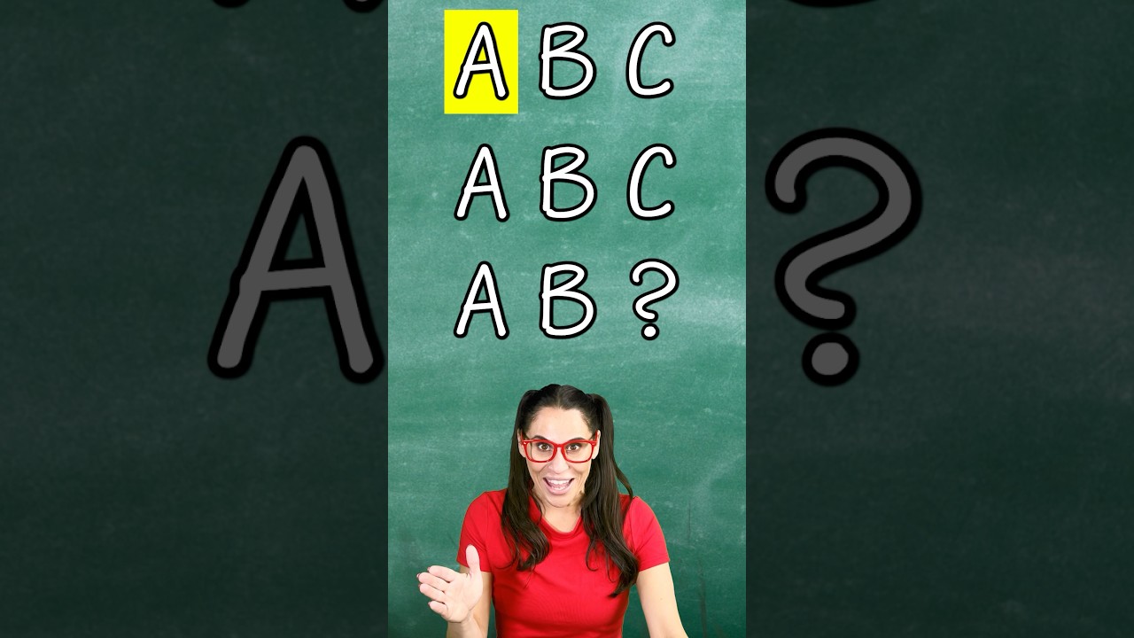 Can you complete the Letter Pattern? Learning patterns for Kids #shorts #letters #patterns