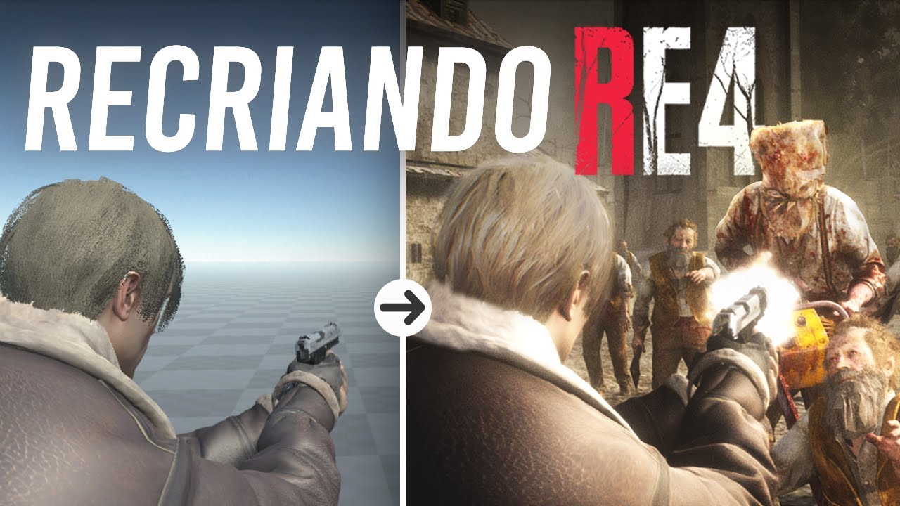 RECRIANDO RESIDENT EVIL 4 REMAKE, SÓ QUE 1000X MELHOR!