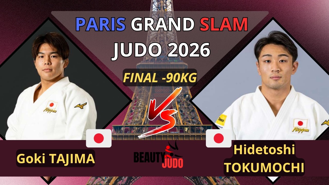 🏆 Final -90Kg |  Goki TAJIMA (JPN)  vs Hidetoshi TOKUMOCHI (JPN) | PARIS Grand Slam 2026 🏆