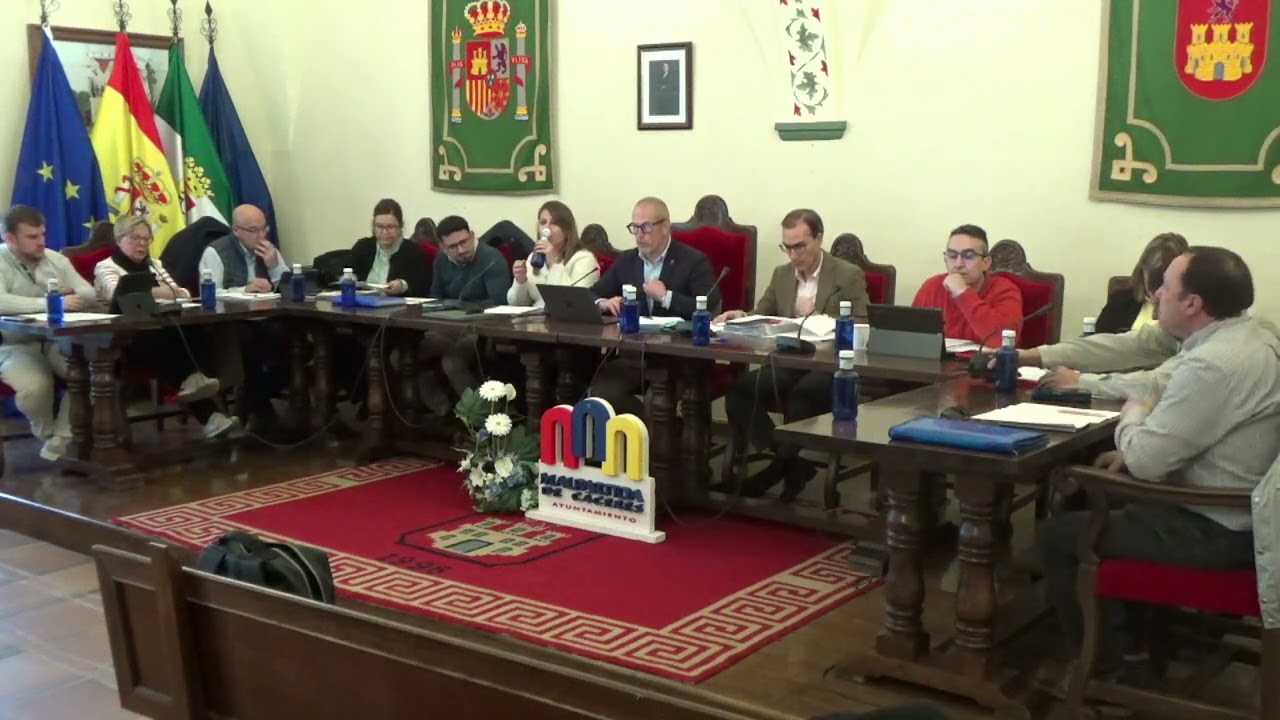 Pleno febrero Ayuntamiento de Malpartida de Cáceres