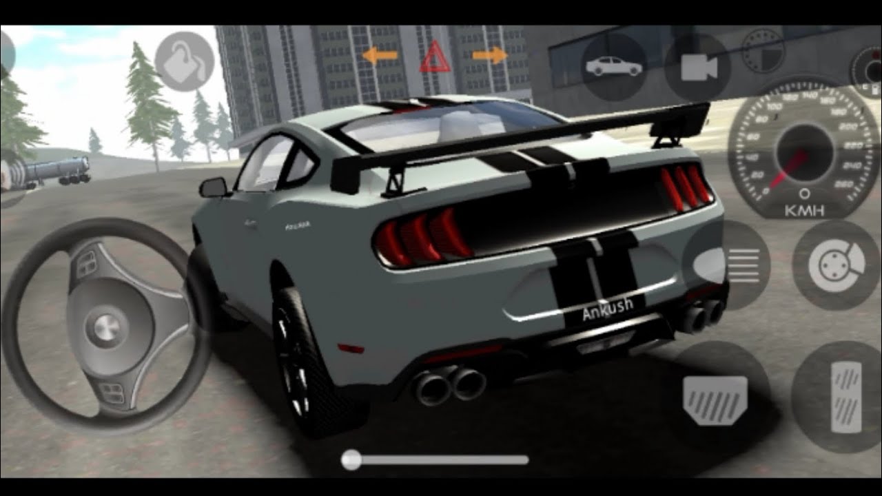 New Indian Cars: Mustang GT Car Craziest Driving: Gadi Wala Game - Car Game Android Gameplay |