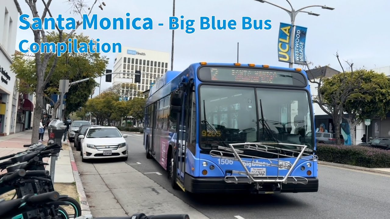 Big Blue Bus Compilation – Santa Monica & Los Angeles Public Transit