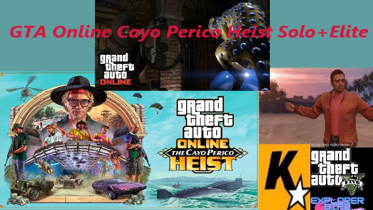 GTA Online Cayo Perico Heist Solo SPEEDRUN+ELITE CHALLENGE