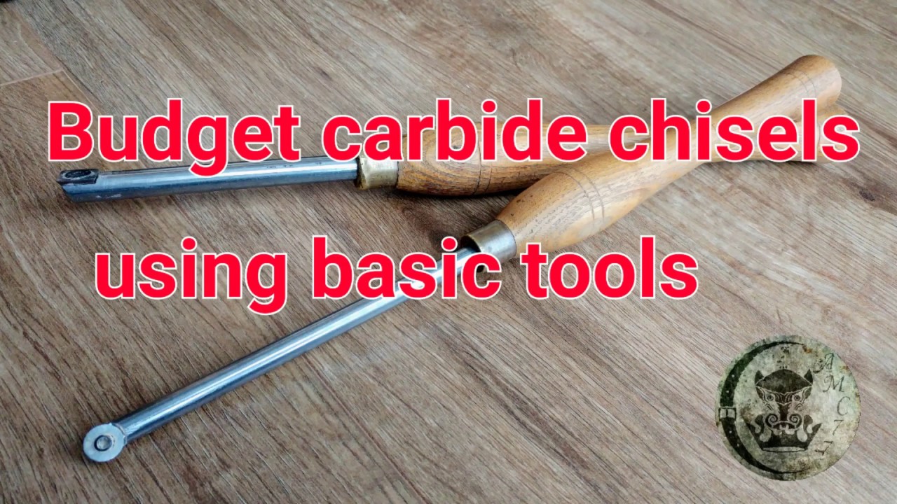 Woodturning carbide chisels on a budget using basic tools by AMC77